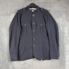 Pretty Green Wool Military Lennon Tunic Jacket Navy Mens Medium Casuals Mod