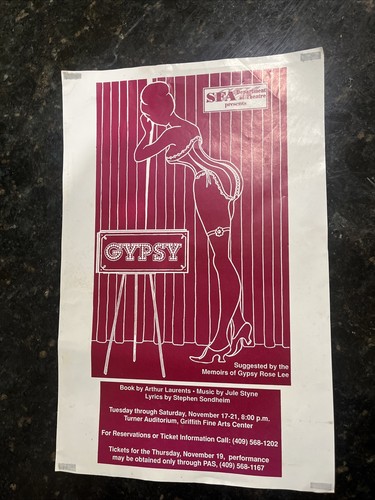 Vintage sfa gypsy musical - gypsy,