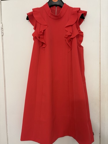 Ted baker red frill lined - ted,