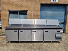 GP Production 4 DOOR Pizza Makeline Refrigerated Prep Fridge Table REDUCED 2018