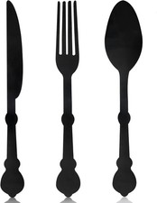 3 Pcs Large Knife Fork Spoon