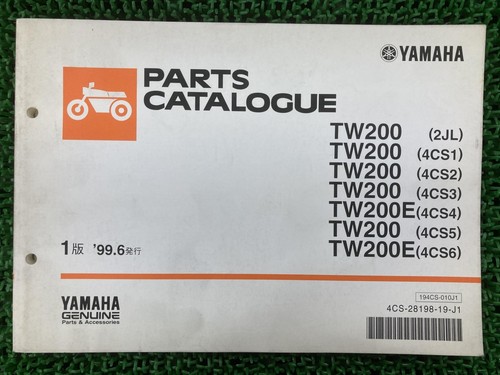 Tw200 parts list 1st - e,