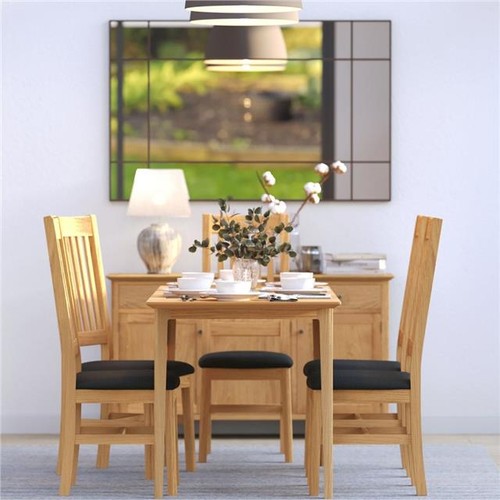 Solid oak small square dining - small,