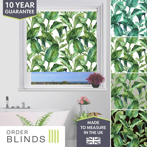 Jungle roller blind floral - jungle,