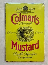 COLMAN'S ENGLISH MUSTARD METAL