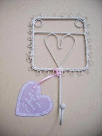 Shabby chic cream heart design - chic,