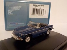MGB, Roadster, Blue, , Model Cars, Oxford Diecast, 1/76 scale