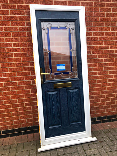Blue upvc front - upvc,