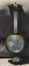 VTG Wall Barometer Thermometer Hygrometer Weather Station Sybron Taylor Banjo