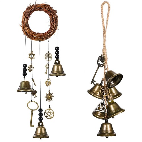 Witch bell wind chime hanging - bell,