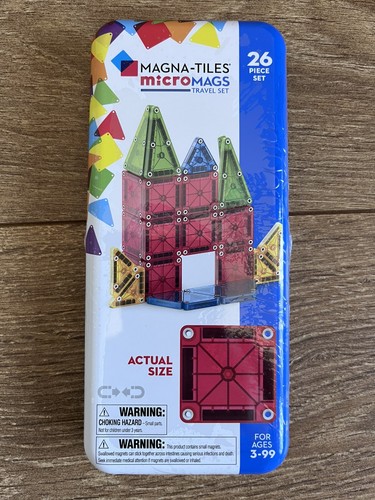 Magna tiles micromags piece - micromags, 26-piece