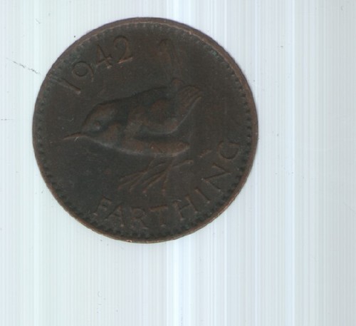 1942 george farthing 1 4d - george,