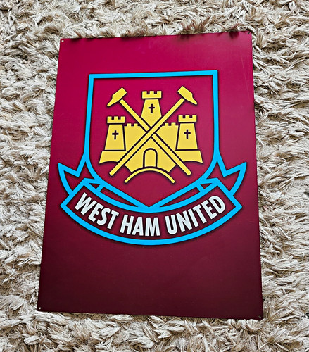 Large west ham united - large, metal
