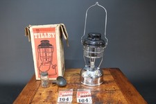 Tilley Lamp Stormlight X246B Paraffin Pressure Lantern Chrome / Nickel Tank Box