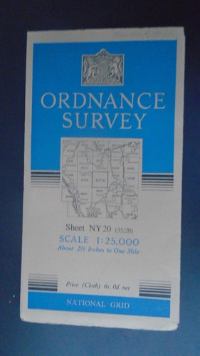 Cloth ordnance map ny20 - cloth,