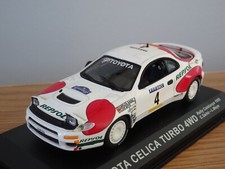 ALTAYA IXO TOYOTA CELICA TURBO CATALUNYA RALLY SAINZ 1992 CAR MODEL AR33 1:43