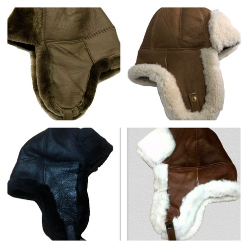 Real sheepskin hat shearing - sheepskin,