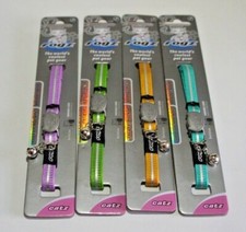 NEW Colours ROGZ ALLEYCAT Reflective Quick Release Breakaway Safety Cat Collars