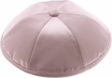 Plain satin kippah with - satin,