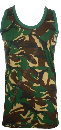 Mens camouflage sleeveless - camouflage,