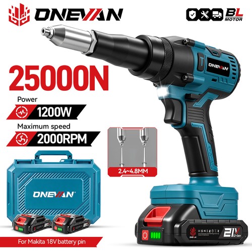 Battery electric rivet gun - battery,