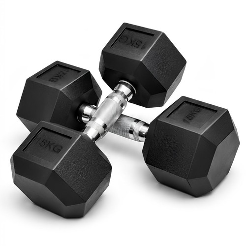 Kayman hex dumbbell pair solid - kayman,