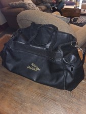Leather Jaguar Duffle Tote Bag