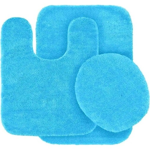 Solid assorted colors bath rug - solid,