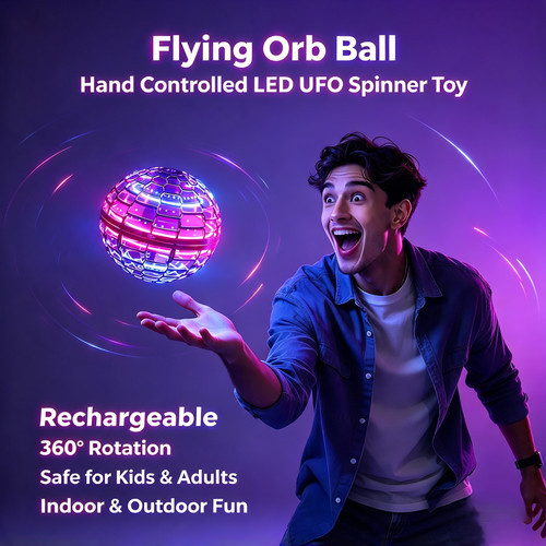 Ufo flying ball hand - ufo,