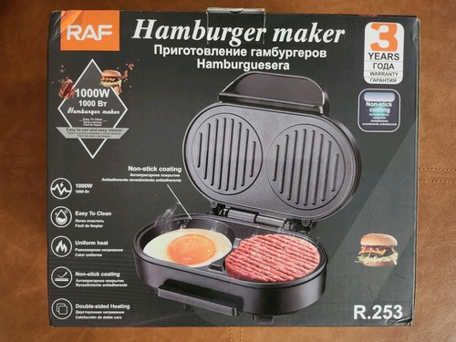 Raf hamburger maker - maker, 1000w