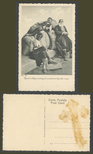 Cyprus old postcard cypriot - cyprus,