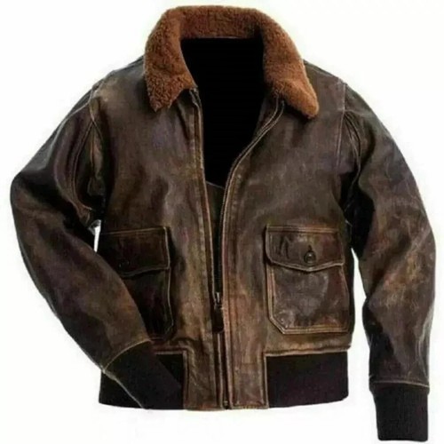 Men distressed brown a - distressed, a-2