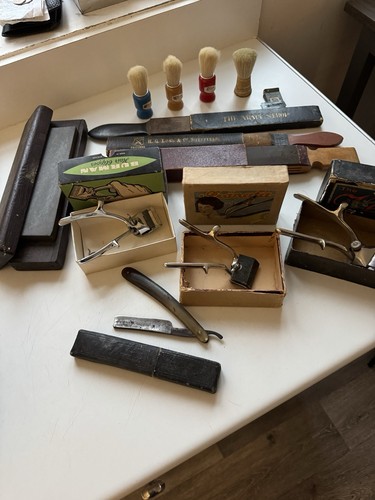 Barber shop vintage - vintage, job