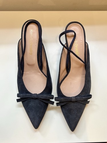 Russell bromley navy kitten - navy,
