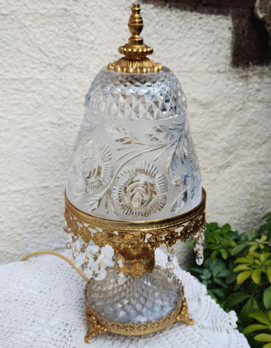 Vintage ormolu table - vintage, lamp