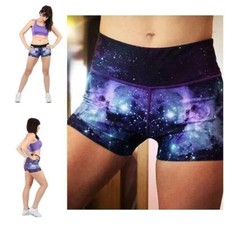 POLEDANCING SHORTS GALAXY POLE