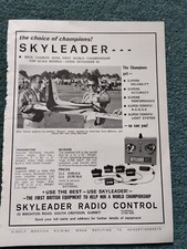 K1w Ephemera 1970s Advert Skyleader Radio Control Mick Charles Terry Melleney