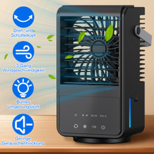 Mini Air Cooler Fan Conditioner Humidifier Purifier USB Room Cooling Portable