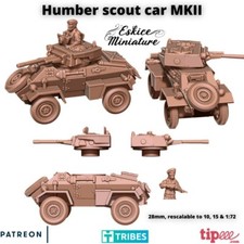 Humber MKII - WW2 - 28mm - Bolt Action / Chain of Command / Wargaming #