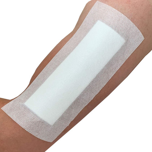 Pack adhesive wound - of,