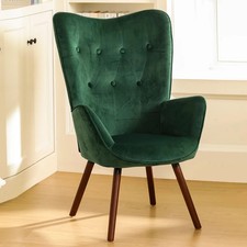 Velvet Leisure Chair Lounge Chair Green
