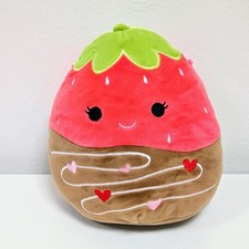 Squishmallows Scarlet the Chocolate Dipped Strawberry 8" Valentines