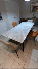 White Marble Dining Table