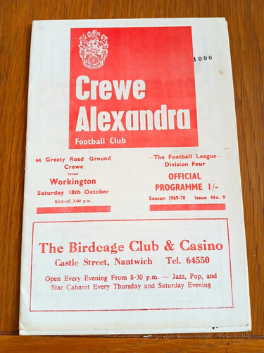 Crewe alexandra workington - crewe,
