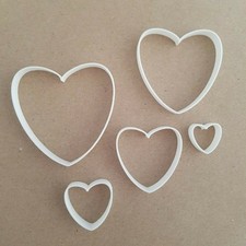 Heart Love Shape Mini Fondant Cutter Small Sugarcraft Icing Tiny Sharp Stencil