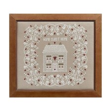 NEW Historical Sampler Company Home Sweet Home Cross Stitch Kit Chart