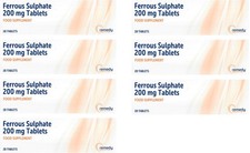 6 x FERROUS SULPHATE 200mg