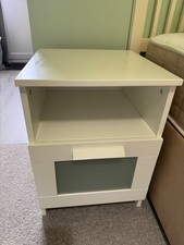 IKEA BRIMNES WHITE BEDSIDE