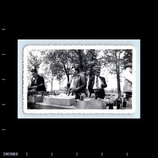 Old Vintage Photo MEN PICNIC