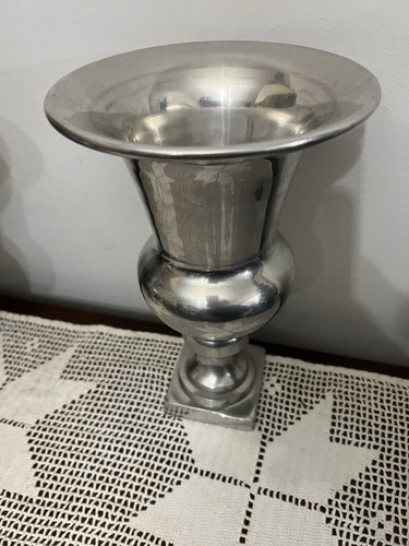 Pewter urn vase 28cm - vase,
